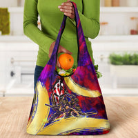 Trinbago Knight Riders Cricket Grocery Bag Trinidad and Tobago Unleash The Knight Brush Stroke