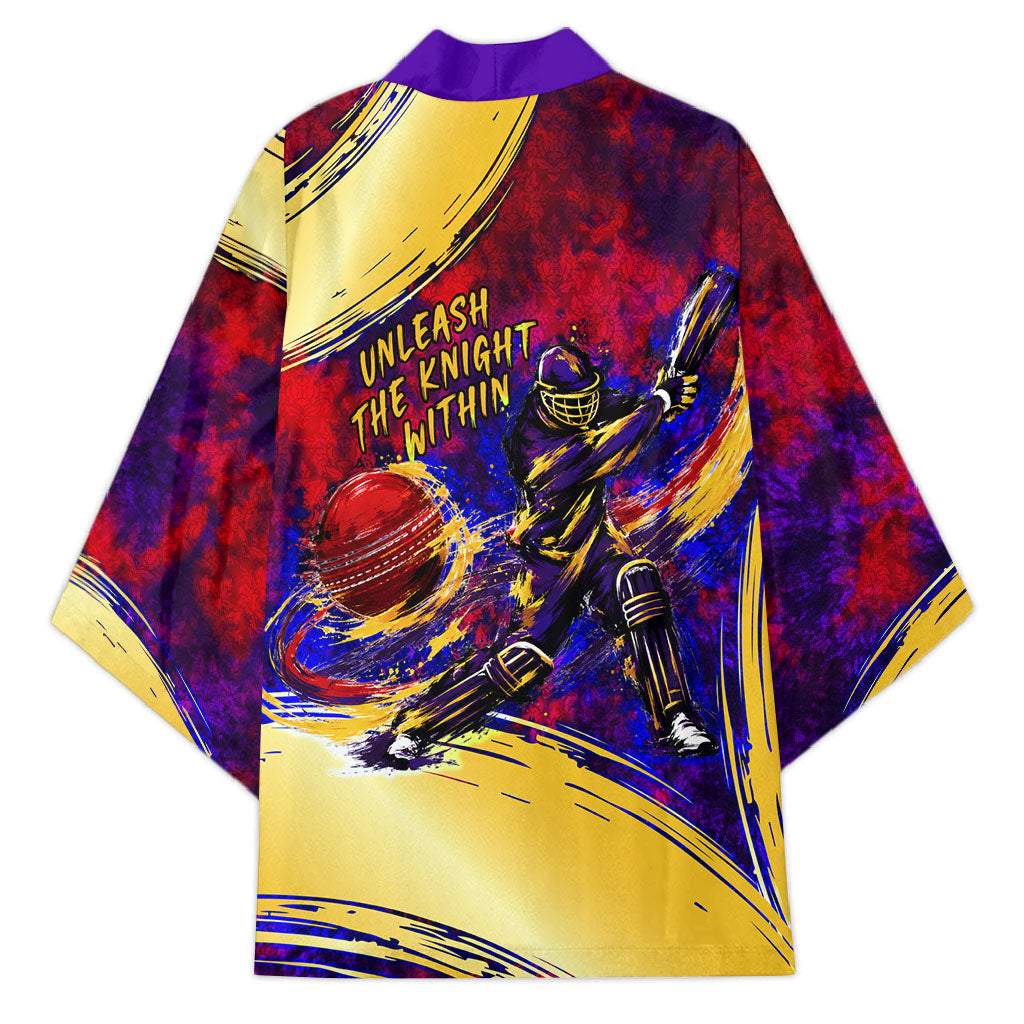 Trinbago Knight Riders Cricket Kimono Trinidad and Tobago Unleash The Knight Brush Stroke