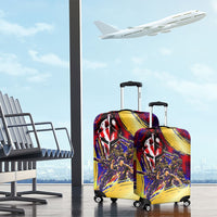 Trinbago Knight Riders Cricket Luggage Cover Trinidad and Tobago Unleash The Knight Brush Stroke