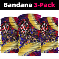 Trinbago Knight Riders Cricket Neck Gaiter Trinidad and Tobago Unleash The Knight Brush Stroke