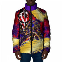 Trinbago Knight Riders Cricket Padded Jacket Trinidad and Tobago Unleash The Knight Brush Stroke