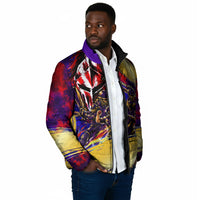 Trinbago Knight Riders Cricket Padded Jacket Trinidad and Tobago Unleash The Knight Brush Stroke