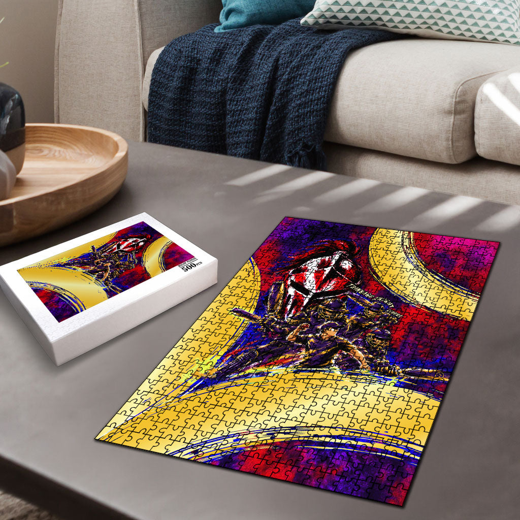 Trinbago Knight Riders Cricket Puzzle Trinidad and Tobago Unleash The Knight Brush Stroke
