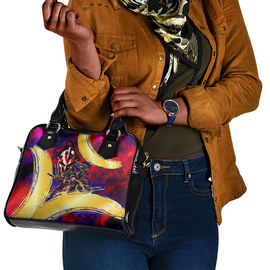 Trinbago Knight Riders Cricket Shoulder Handbag Trinidad and Tobago Unleash The Knight Brush Stroke