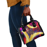 Trinbago Knight Riders Cricket Shoulder Handbag Trinidad and Tobago Unleash The Knight Brush Stroke
