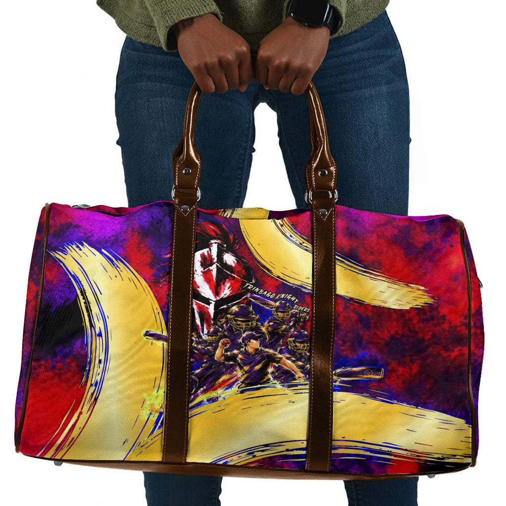 Trinbago Knight Riders Cricket Travel Bag Trinidad and Tobago Unleash The Knight Brush Stroke