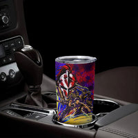 Trinbago Knight Riders Cricket Tumbler Cup Trinidad and Tobago Unleash The Knight Brush Stroke
