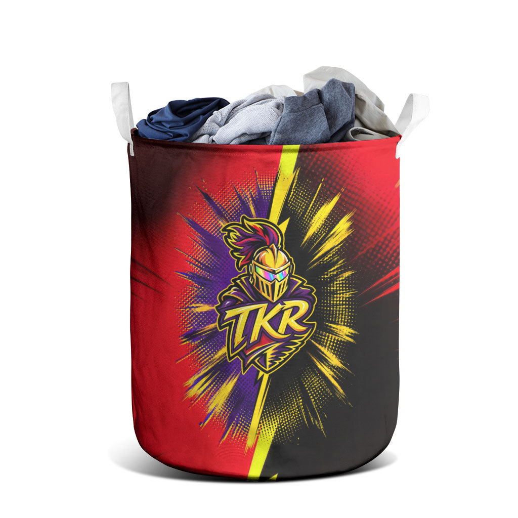 Trinidad and Tobago Cricket Laundry Basket Trinbago Knight Riders - Ride Or Die Comic Halftone