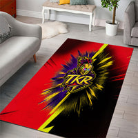 Trinidad and Tobago Cricket Area Rug Trinbago Knight Riders - Ride Or Die Comic Halftone