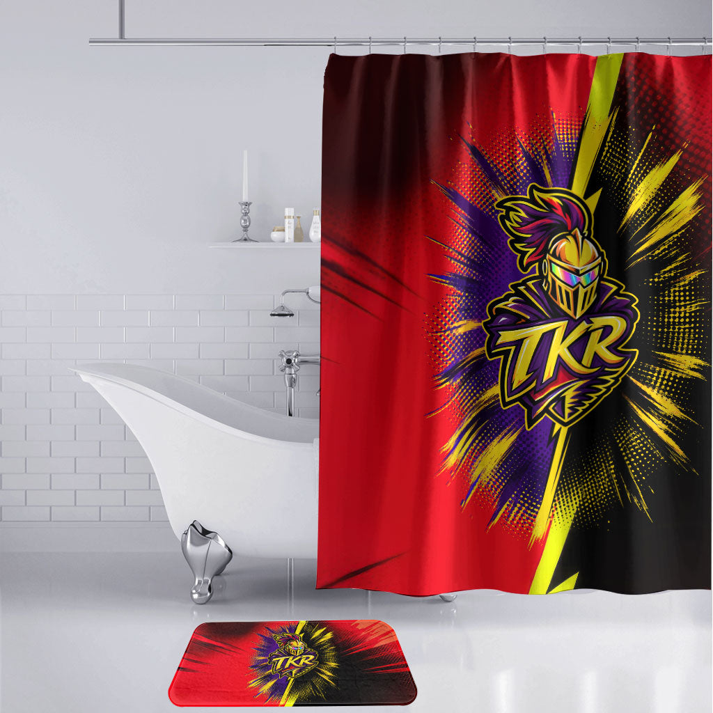 Trinidad and Tobago Cricket Bathroom Set Trinbago Knight Riders - Ride Or Die Comic Halftone