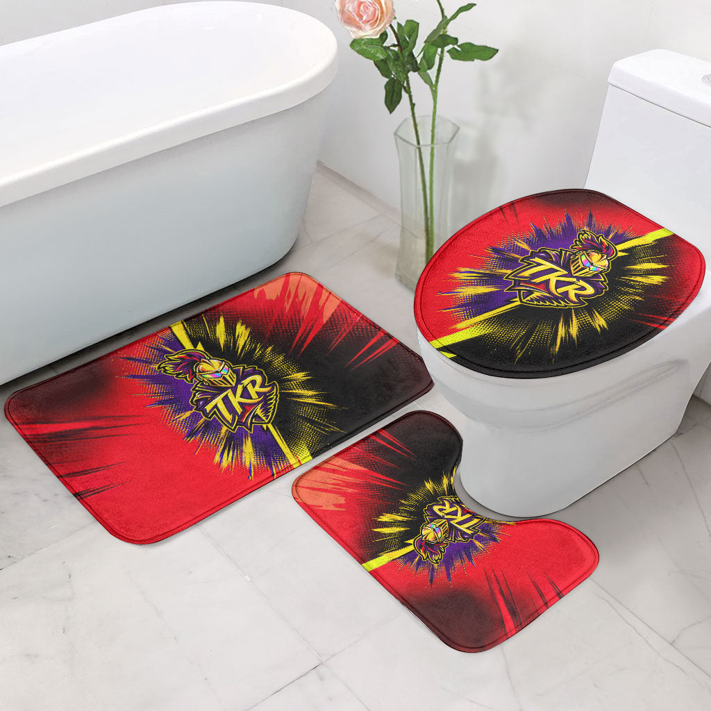 Trinidad and Tobago Cricket Bathroom Set Trinbago Knight Riders - Ride Or Die Comic Halftone