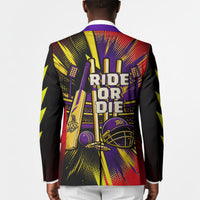 Trinidad and Tobago Cricket Blazer Trinbago Knight Riders - Ride Or Die Comic Halftone