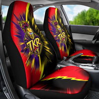 Trinidad and Tobago Cricket Car Seat Cover Trinbago Knight Riders - Ride Or Die Comic Halftone