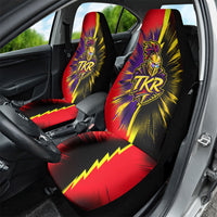 Trinidad and Tobago Cricket Car Seat Cover Trinbago Knight Riders - Ride Or Die Comic Halftone