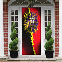 Trinidad and Tobago Cricket Door Cover Trinbago Knight Riders - Ride Or Die Comic Halftone