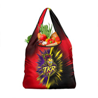 Trinidad and Tobago Cricket Grocery Bag Trinbago Knight Riders - Ride Or Die Comic Halftone
