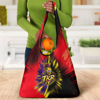 Trinidad and Tobago Cricket Grocery Bag Trinbago Knight Riders - Ride Or Die Comic Halftone