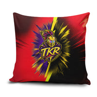 Trinidad and Tobago Cricket Pillow Cover Trinbago Knight Riders - Ride Or Die Comic Halftone