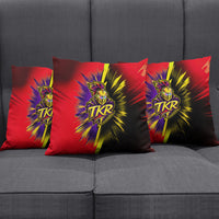 Trinidad and Tobago Cricket Pillow Cover Trinbago Knight Riders - Ride Or Die Comic Halftone