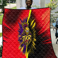 Trinidad and Tobago Cricket Quilt Trinbago Knight Riders - Ride Or Die Comic Halftone