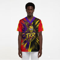 Trinidad and Tobago Cricket Scrub Top Trinbago Knight Riders - Ride Or Die Comic Halftone