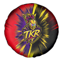 Trinidad and Tobago Cricket Spare Tire Cover Trinbago Knight Riders - Ride Or Die Comic Halftone