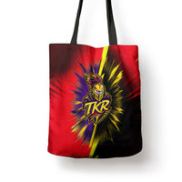 Trinidad and Tobago Cricket Tote Bag Trinbago Knight Riders - Ride Or Die Comic Halftone