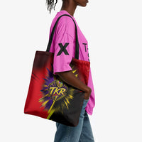 Trinidad and Tobago Cricket Tote Bag Trinbago Knight Riders - Ride Or Die Comic Halftone