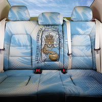 Argentina Football Land Of Champions Back Car Seat Cover Halftone Dot Jaguar Mascot National Map