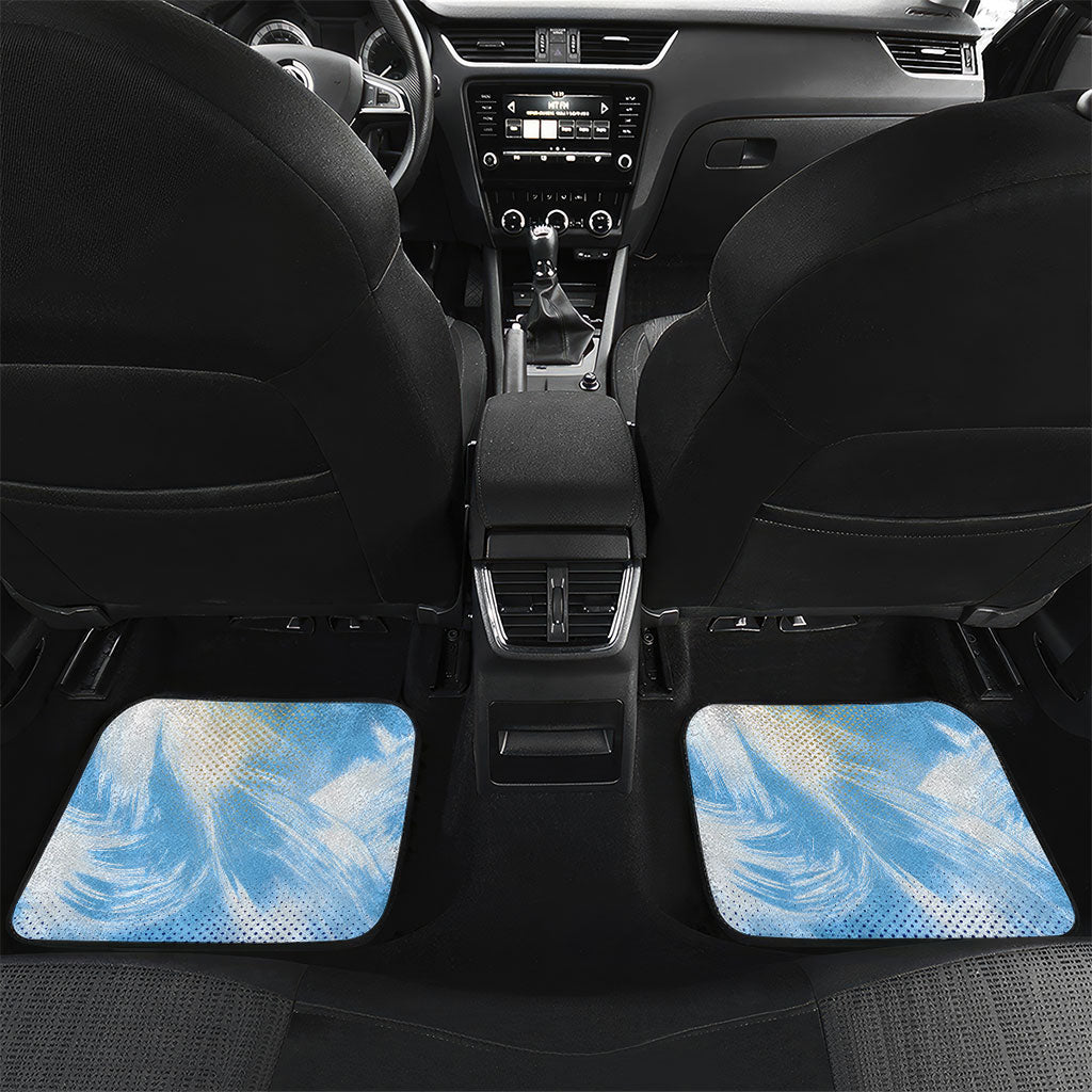Argentina Football Land Of Champions Car Mats Halftone Dot Jaguar Mascot National Map