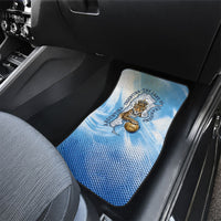 Argentina Football Land Of Champions Car Mats Halftone Dot Jaguar Mascot National Map