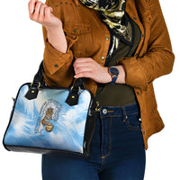 Argentina Football Land Of Champions Shoulder Handbag Halftone Dot Jaguar Mascot National Map