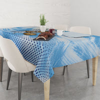 Argentina Football Land Of Champions Tablecloth Halftone Dot Jaguar Mascot National Map