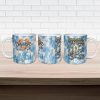 Argentina Football Campeones Del Mundo 2026 Ceramic Mug Champions Soccer Flag Watercolor Paint Drips Trophy