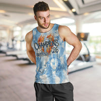 Argentina Football Campeones Del Mundo 2026 Men Tank Top Champions Soccer Flag Watercolor Paint Drips Trophy