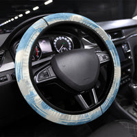 Argentina Football Campeones Del Mundo 2026 Steering Wheel Cover Champions Soccer Flag Watercolor Paint Drips Trophy