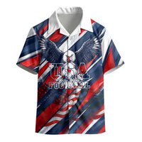 USA World Football Kid Hawaiian Shirt One Team One Goal - Patriotic Bald Eagle Mascot Soccer