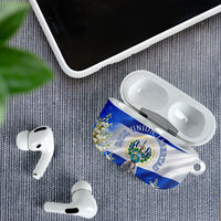 El Salvador Torogoz Bird AirPods Case Divine Savior Monument Volcano Flor De Izote Art