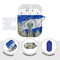 El Salvador Torogoz Bird AirPods Case Divine Savior Monument Volcano Flor De Izote Art