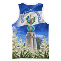El Salvador Torogoz Bird Basketball Jersey Divine Savior Monument Volcano Flor De Izote Art