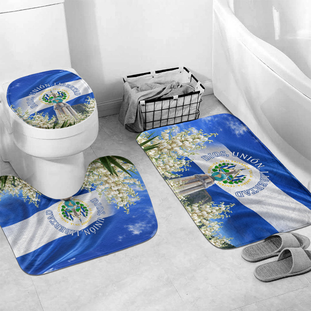 El Salvador Torogoz Bird Bathroom Set Divine Savior Monument Volcano Flor De Izote Art