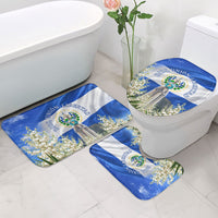 El Salvador Torogoz Bird Bathroom Set Divine Savior Monument Volcano Flor De Izote Art
