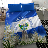 El Salvador Torogoz Bird Bedding Set Divine Savior Monument Volcano Flor De Izote Art