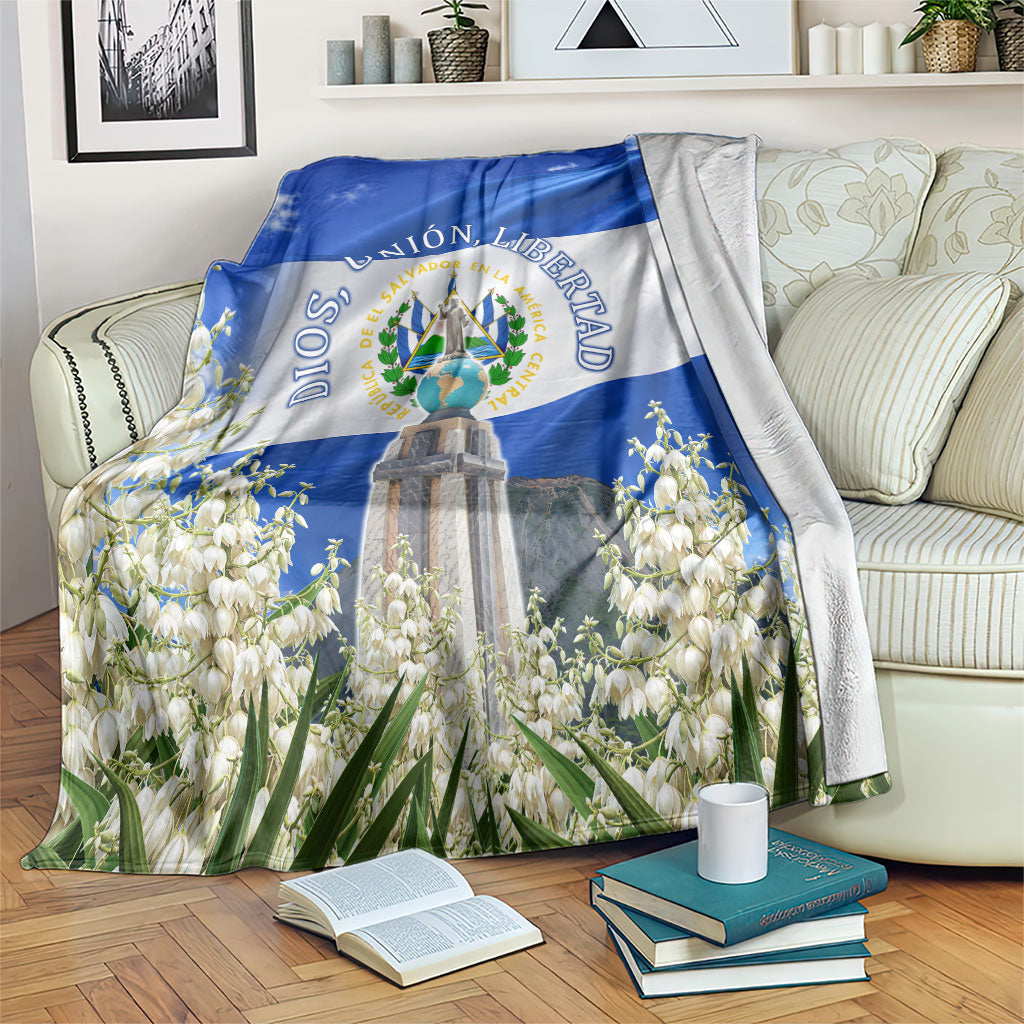 El Salvador Torogoz Bird Blanket Divine Savior Monument Volcano Flor De Izote Art