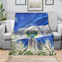 El Salvador Torogoz Bird Blanket Divine Savior Monument Volcano Flor De Izote Art