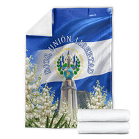 El Salvador Torogoz Bird Blanket Divine Savior Monument Volcano Flor De Izote Art