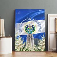 El Salvador Torogoz Bird Canvas Wall Art Divine Savior Monument Volcano Flor De Izote Art