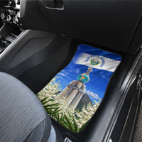 El Salvador Torogoz Bird Car Mats Divine Savior Monument Volcano Flor De Izote Art