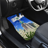 El Salvador Torogoz Bird Car Mats Divine Savior Monument Volcano Flor De Izote Art
