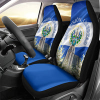 El Salvador Torogoz Bird Car Seat Cover Divine Savior Monument Volcano Flor De Izote Art